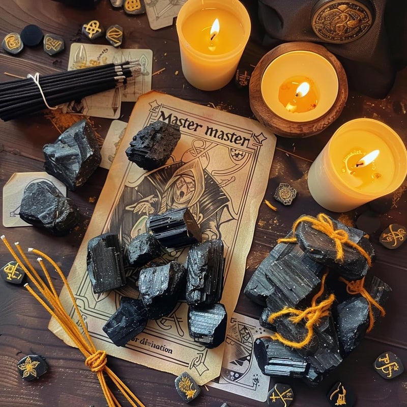Luckeeper 2 lb Black Tourmaline Bulk Raw Crystals and Healing Stones for Tumbling, Wire Wrapping, Wicca Reiki,Meditation - Image 5